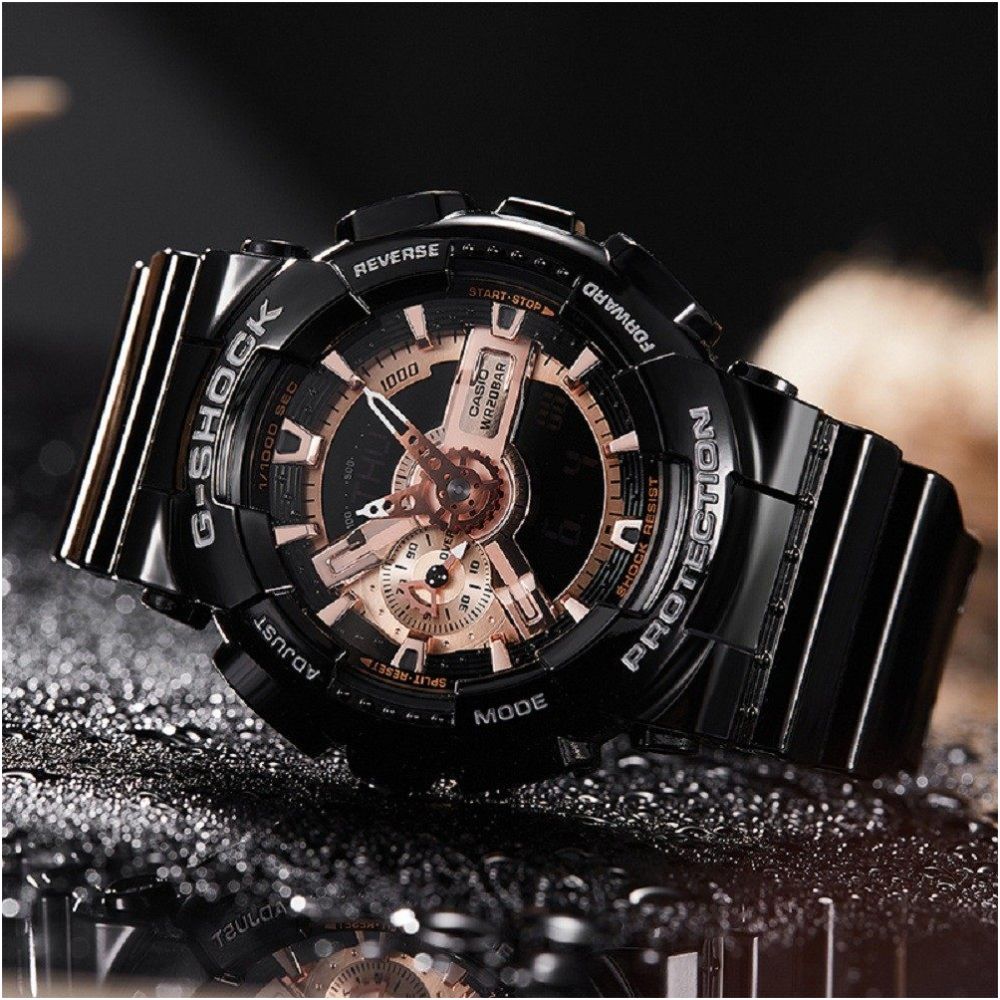CASIOG SHOCK GA 110 1B Black Knight 110GB RG SKE MMC LS 1A 1A1 1B Table image 2