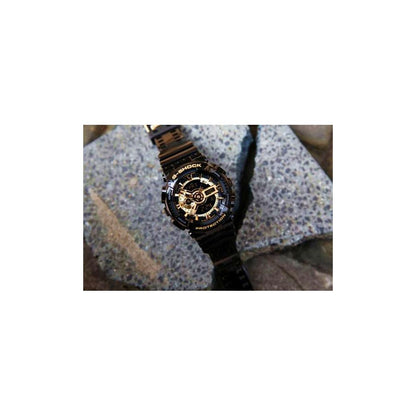 CASIO Casio G SHOCK Sports Classic Black Gold GA 110GB 1A 110MMC Fashion Men s Watch image 3