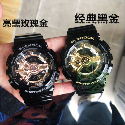 CASIO Casio G SHOCK Sports Classic Black Gold GA 110GB 1A 110MMC Fashion Men s Watch image 4