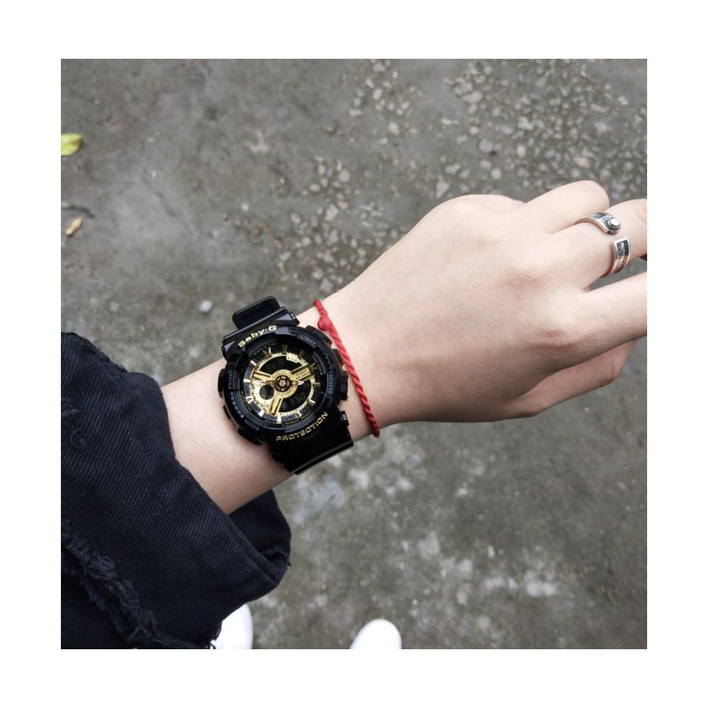 CASIO Casio G SHOCK Sports Classic Black Gold GA 110GB 1A 110MMC Fashion Men s Watch