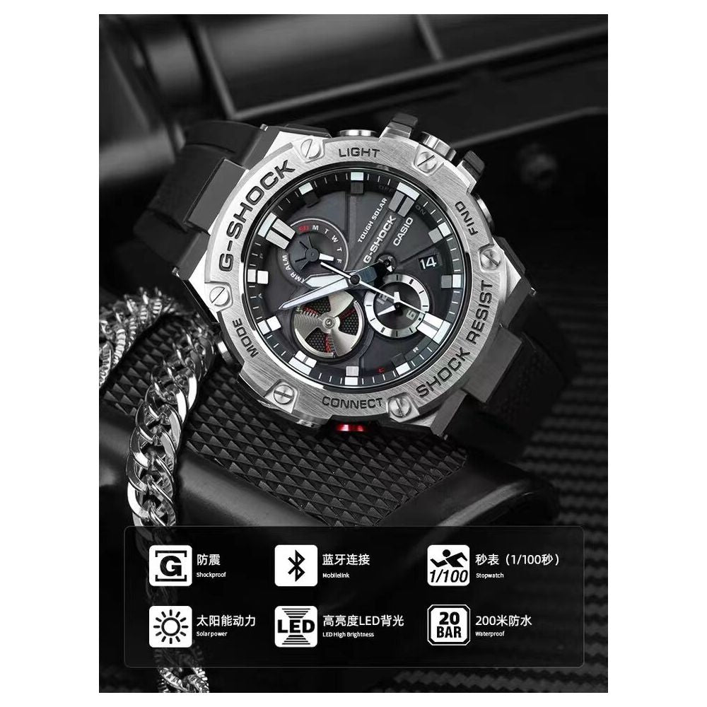 CASIO G SHOCK Solar Bluetooth GST B100 1A 1A3 1A4 B400 B500 Watch image 3