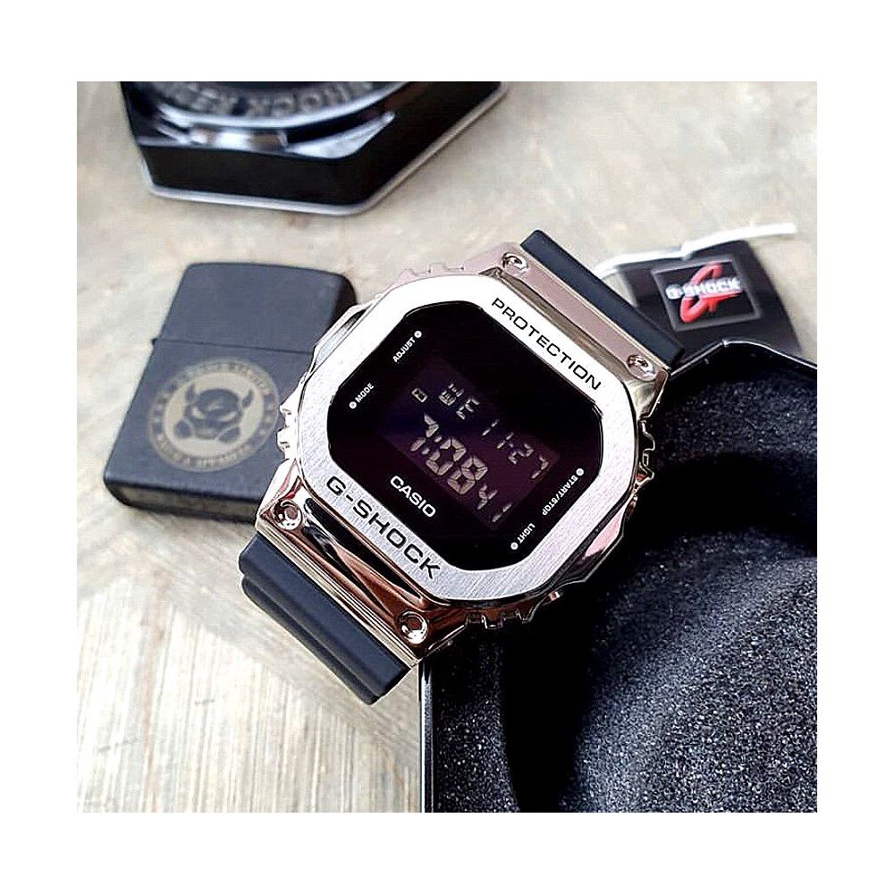 CASIO G SHOCK Metal GM 5600 1 5600B 1 5600B 3 S5600PG Watch