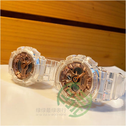 Casio G SHOCK Transparent Rose Gold GMA S110SR 7A S120SR GMA S120GS 3 VW image 2
