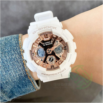 Casio G SHOCK Transparent Rose Gold GMA S110SR 7A S120SR GMA S120GS 3 VW