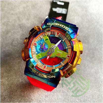 Casio G SHOCK Metal Sports Waterproof Watch GM 110 1A 110B 110G 1A9 GM S110 image 3