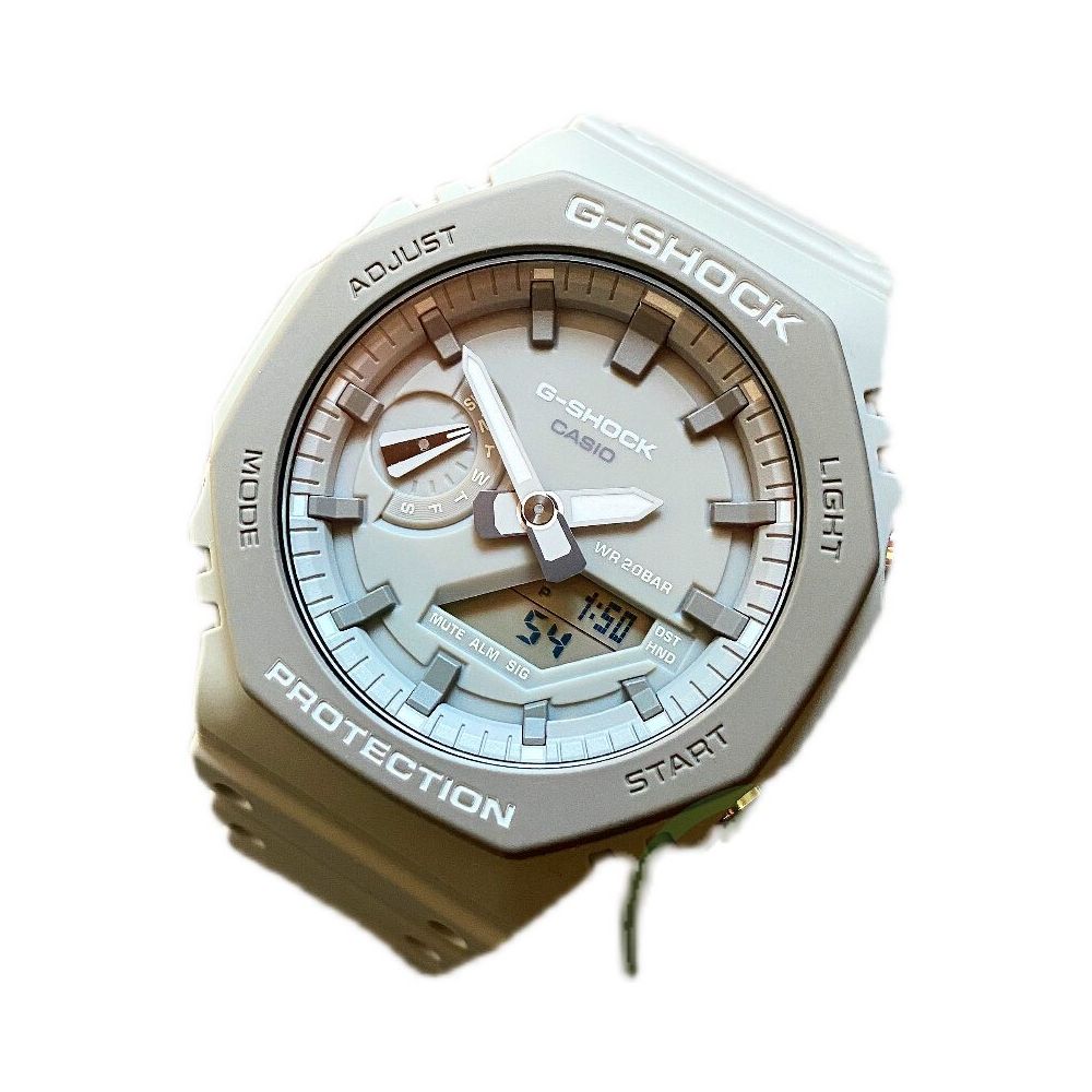 Casio Octagonal Farmhouse Oak Carbon Fiber Gray Watch GA 2110ET 2A 8A 2100SKE 7A7 image 5