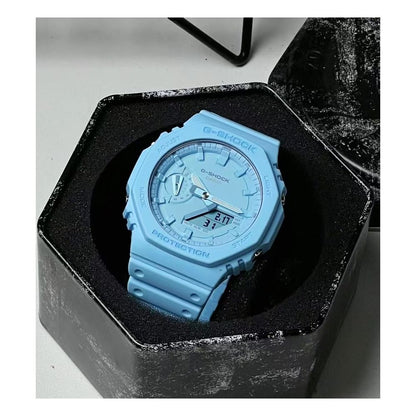 Casio Octagonal Farmhouse Oak Carbon Fiber Gray Watch GA 2110ET 2A 8A 2100SKE 7A7