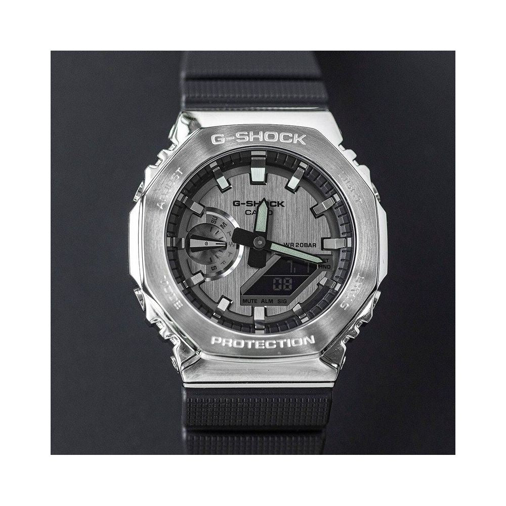 Casio Octagonal Farmhouse Oak Carbon Fiber Gray Watch GA 2110ET 2A 8A 2100SKE 7A7