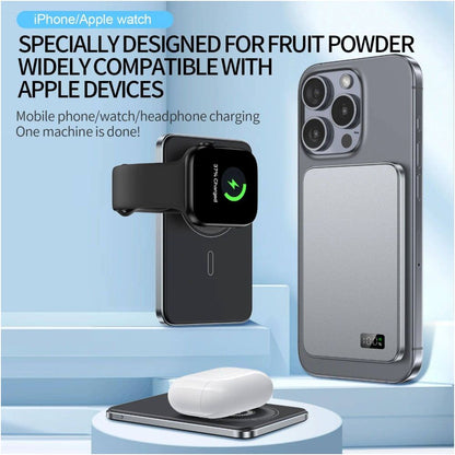 New Ultra thin Alloy Powerbank Magnetic Power Bank Wireless image 2