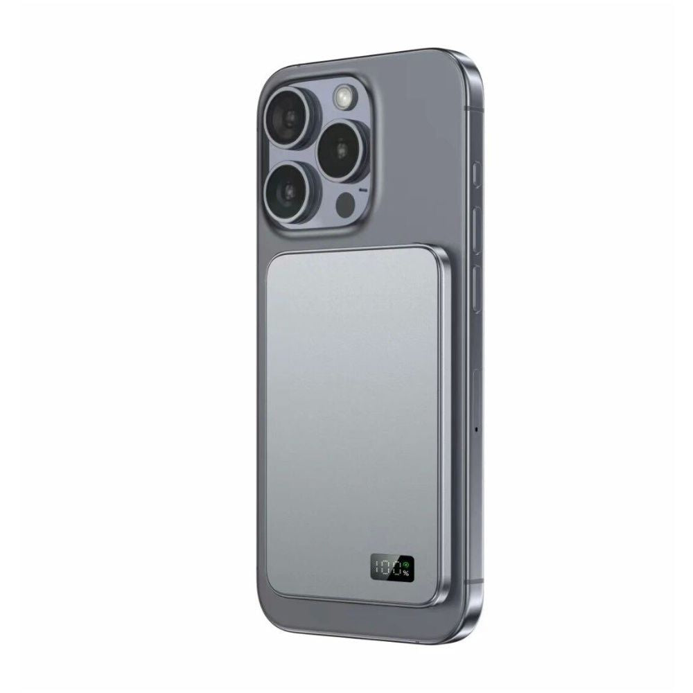 New Ultra thin Alloy Powerbank Magnetic Power Bank Wireless image 0