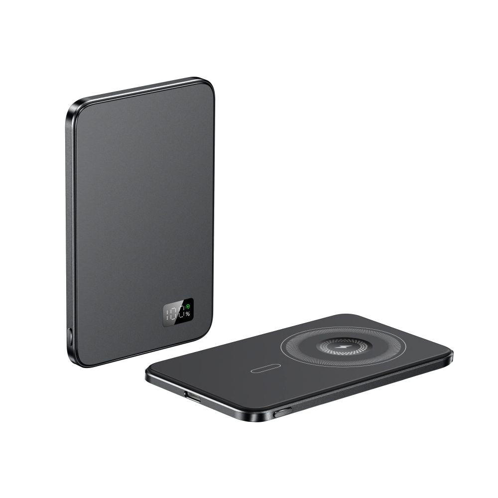 New Ultra thin Alloy Powerbank Magnetic Power Bank Wireless
