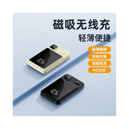 Cross border lightweight magnetic wireless 22W fast charging power bank with PowerBank Magsafe mobile power bank image 4