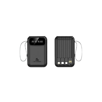 2026 new built in power bank with 20000mAh large capacity fast charging 10W shared portable power bank image 5