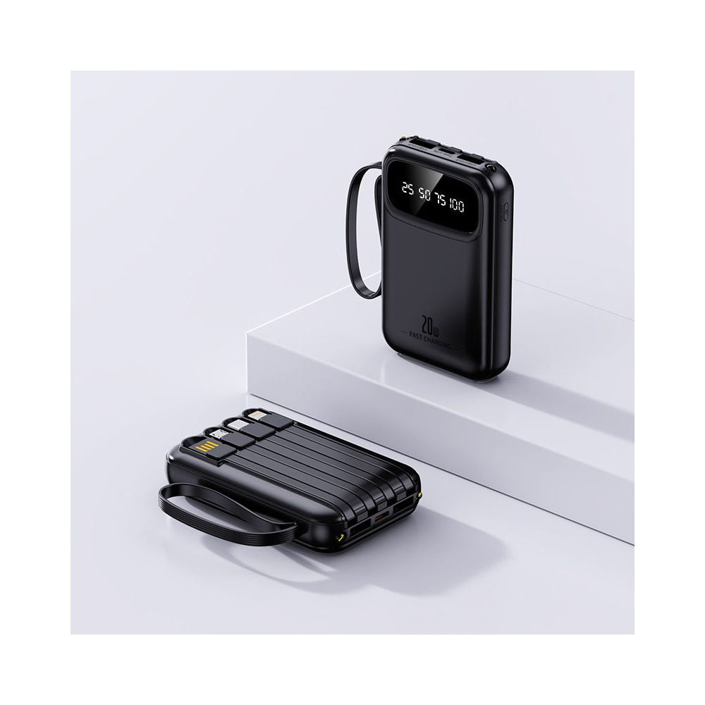 2026 new built in power bank with 20000mAh large capacity fast charging 10W shared portable power bank