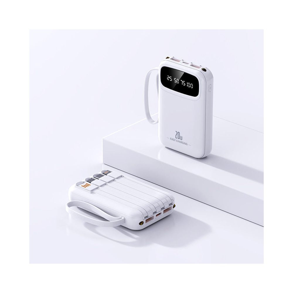 2026 new built in power bank with 20000mAh large capacity fast charging 10W shared portable power bank