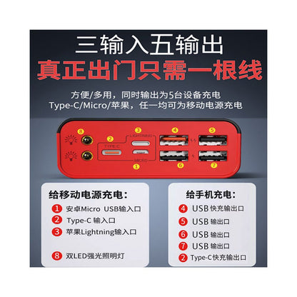 3C certified super fast power bank 30000mAh 2025 new large capacity suitable for Huawei Apple Vivopo image 3