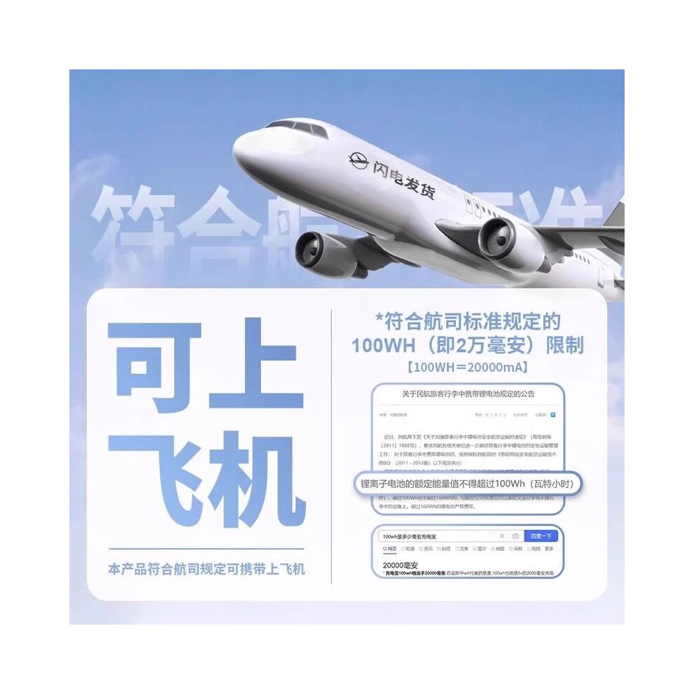 Suitable for Redmi Power Bank 3C certification able to fly 20000mAh genuine official flagship store K90ProMax Turbo 4 mobile phone super fast charging ultra thin compact and portable K80 dedicated