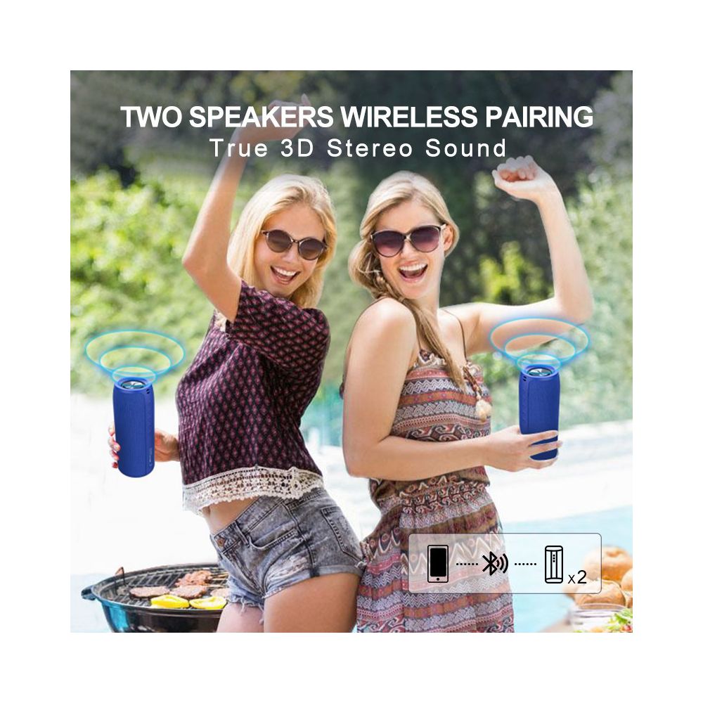 Bluetooth Speaker wireless Bluetooth speaker high sound quality high volume subwoofer outdoor card insertion sound system image 3