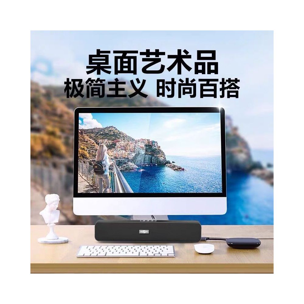 Wireless Bluetooth computer speaker quad core speaker for home living room audio heavy bass wired card insertion high volume desktop image 3