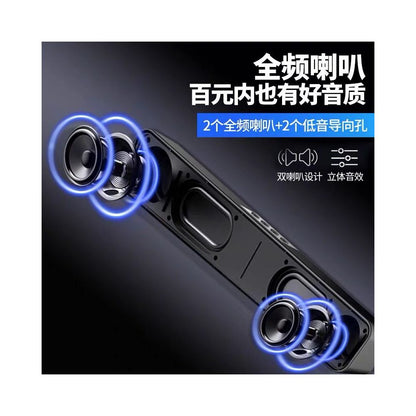 Wireless Bluetooth computer speaker quad core speaker for home living room audio heavy bass wired card insertion high volume desktop image 4
