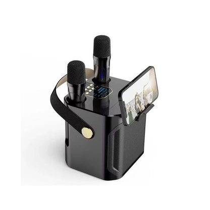 High Power Karaoke Bluetooth Speaker with Dual Microphone Bo image 5