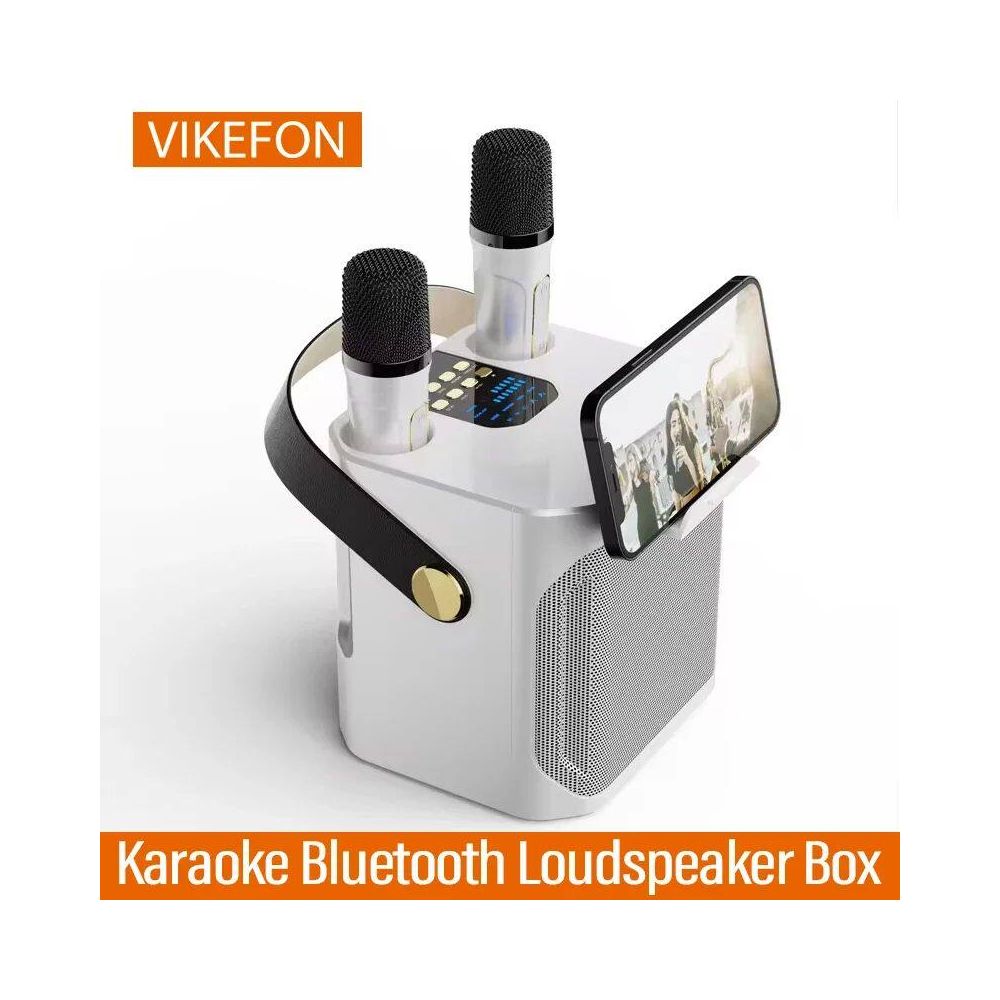 High Power Karaoke Bluetooth Speaker with Dual Microphone Bo image 0