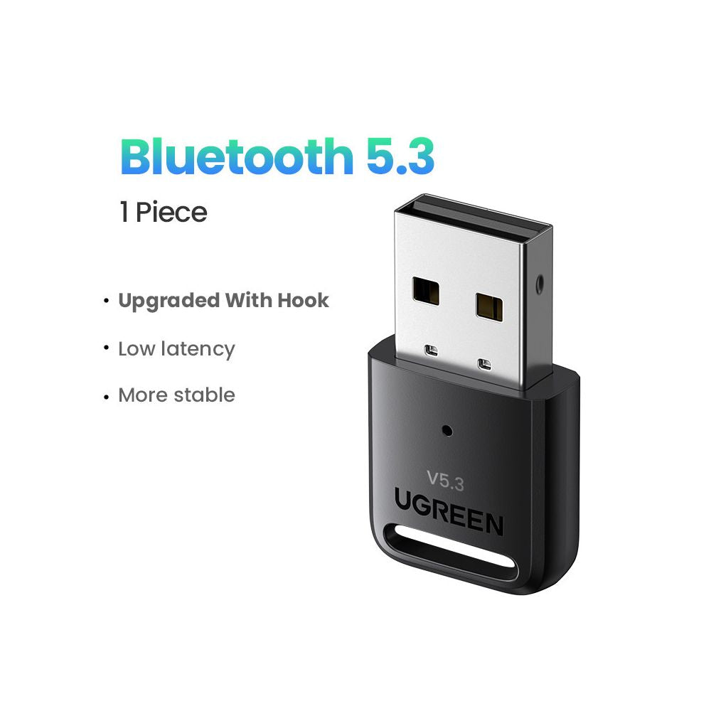 UGREEN USB Bluetooth 5 3 Adapter Bluetooth 5 0 PC Bluetooth Receiver Car Bluetooth Expansion Device