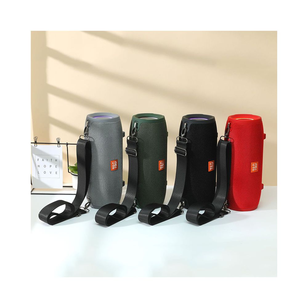 20W Bluetooth speaker subwoofer outdoor portable RGB light effect speaker 285x110x120mm square dance speaker image 4