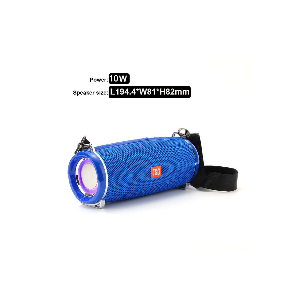 20W Bluetooth speaker subwoofer outdoor portable RGB light effect speaker 285x110x120mm square dance speaker