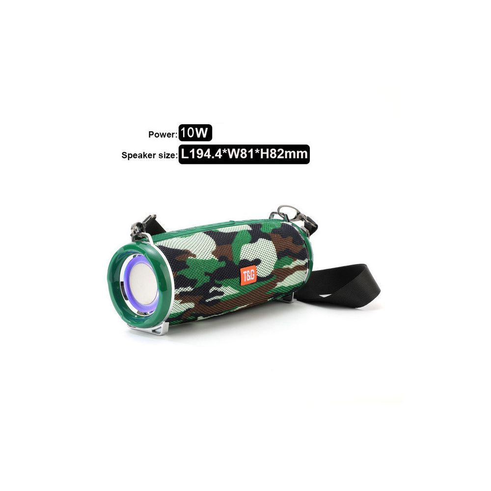 20W Bluetooth speaker subwoofer outdoor portable RGB light effect speaker 285x110x120mm square dance speaker