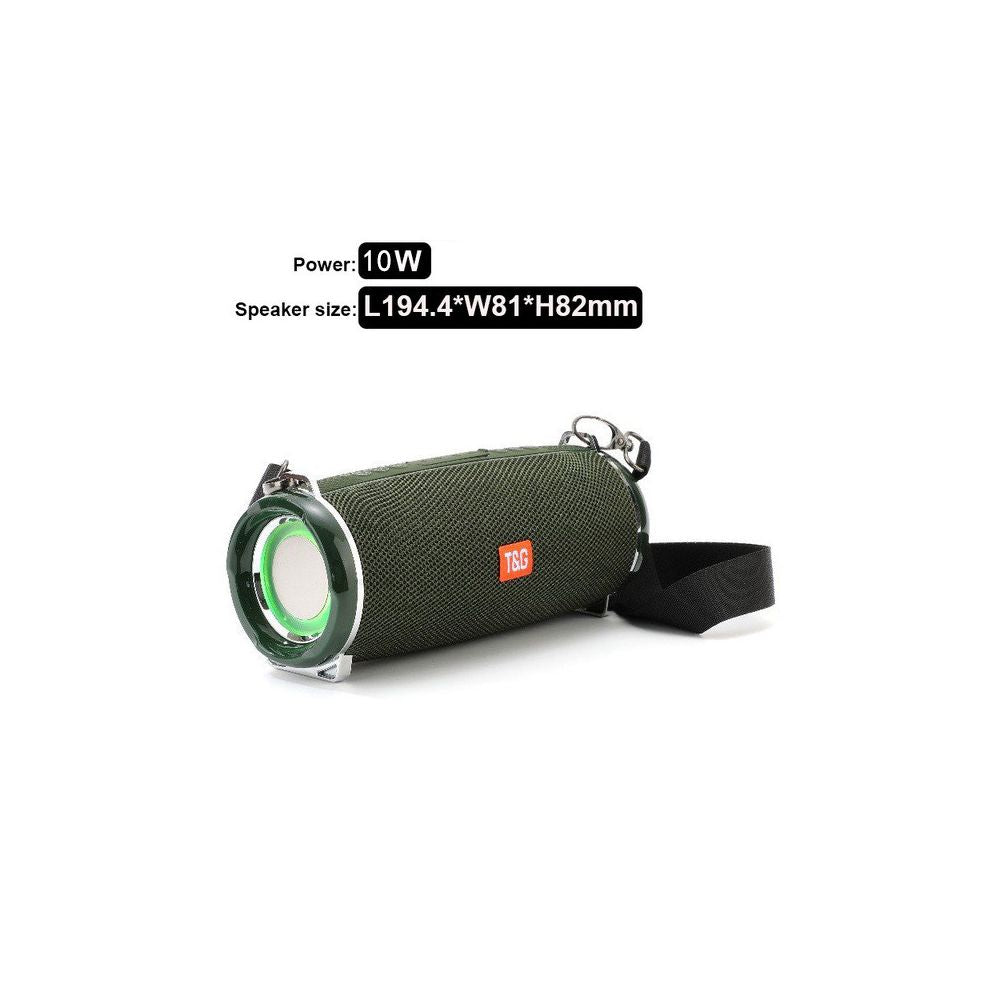 20W Bluetooth speaker subwoofer outdoor portable RGB light effect speaker 285x110x120mm square dance speaker