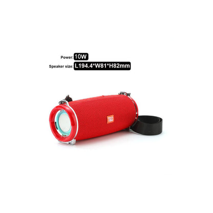 20W Bluetooth speaker subwoofer outdoor portable RGB light effect speaker 285x110x120mm square dance speaker