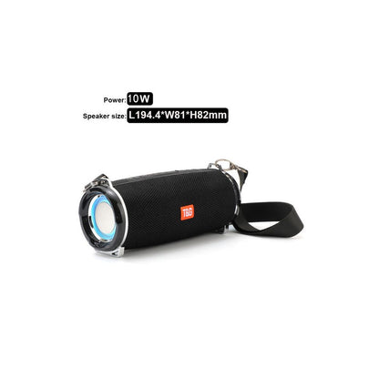 20W Bluetooth speaker subwoofer outdoor portable RGB light effect speaker 285x110x120mm square dance speaker