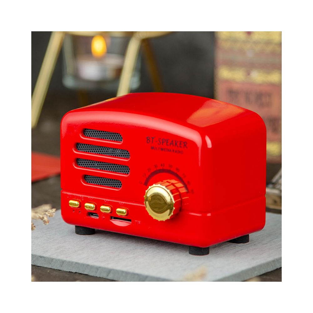 Deutsche Welle Berlin Universal Retro Outdoor Portable Mini Audio Card Radio Wireless Bluetooth Speaker