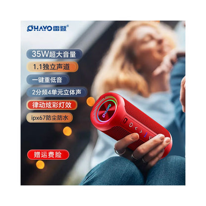 Leiden X10MAX Bluetooth speaker portable high volume speaker outdoor waterproof wireless 35W plug in subwoofer