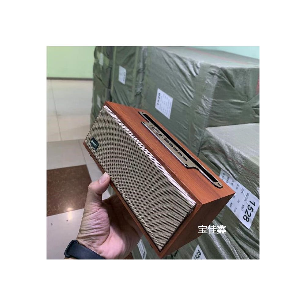 Export to Germany with a unique texture Bluetooth card insertable wooden retro Bluetooth speaker speaker home computer image 1