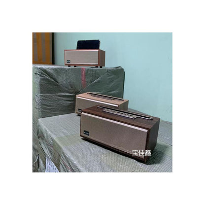 Export to Germany with a unique texture Bluetooth card insertable wooden retro Bluetooth speaker speaker home computer image 5