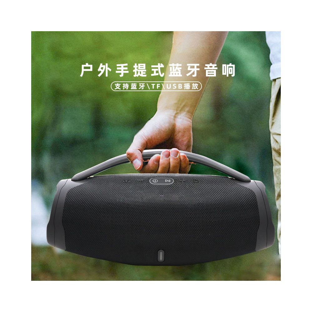 Factory cross border BOX3 God of War Bluetooth speaker home side light wireless outdoor portable speaker subwoofer speaker image 3