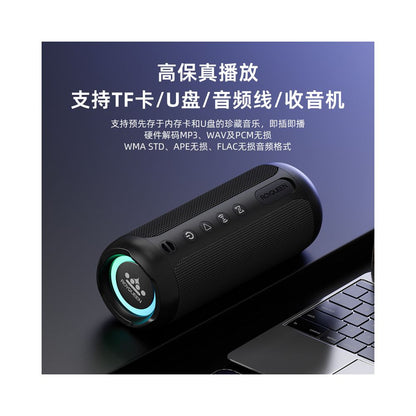 Langqin M400MAX outdoor portable wireless Bluetooth speaker waterproof subwoofer fever grade high quality speaker image 5