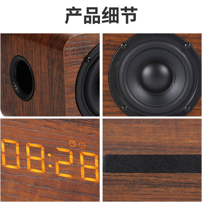 National M8C wireless Bluetooth speaker high volume subwoofer TV computer home desktop retro wooden speaker image 4