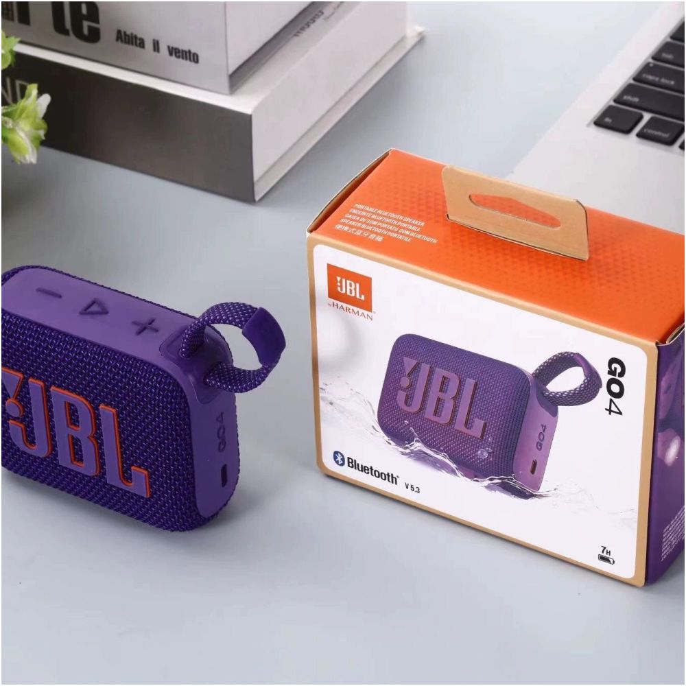 JBL GO4 Wireless Bluetooth Audio Gold Brick Portable Outdoor Waterproof Mini Bass Gift Speaker image 4
