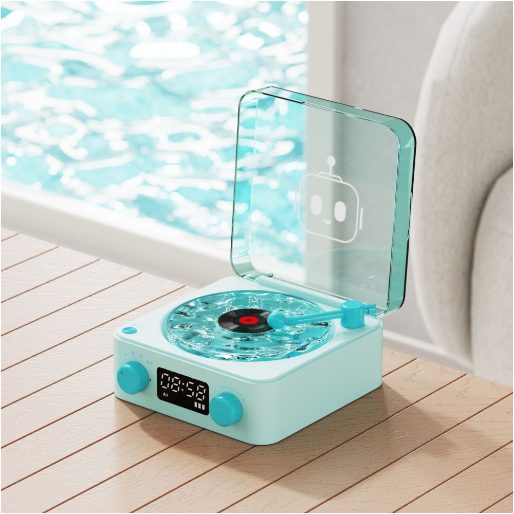 AI intelligent voice Bluetooth speaker subwoofer with high sound quality and large volume home outdoor voice control wireless small speaker image 1