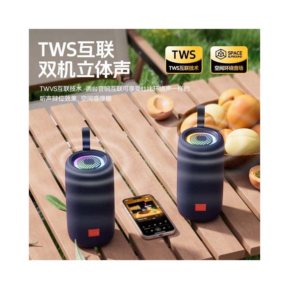 German Berliner Bluetooth Speaker Home Wireless Mini Speaker Small Subwoofer Super Low Bass High Sound Quality image 3