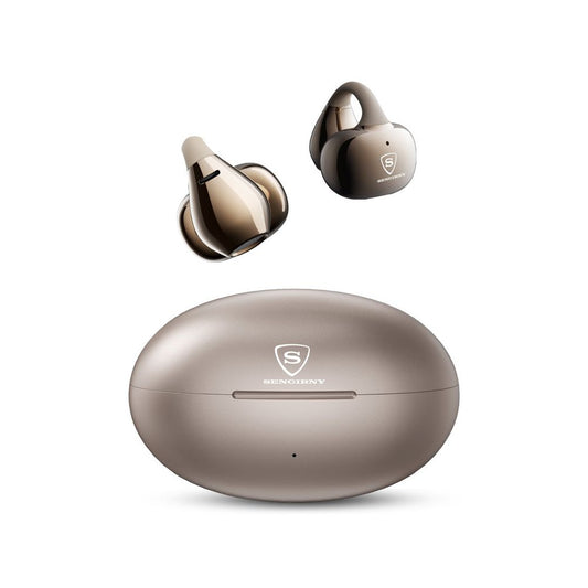 German SENGIRNY Bluetooth earphones with air bone conduction no in ear movement wireless ear clip hanging 2026 new model