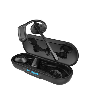 Wireless Bluetooth earphones with microphone for takeaway business high definition call noise reduction no in ear support dual connection Michael disassembly