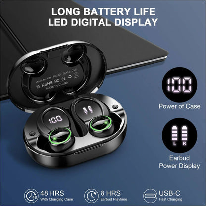DRSAEC Wireless Earbuds Sports Bluetooth Headphones 5 3 4 E image 5