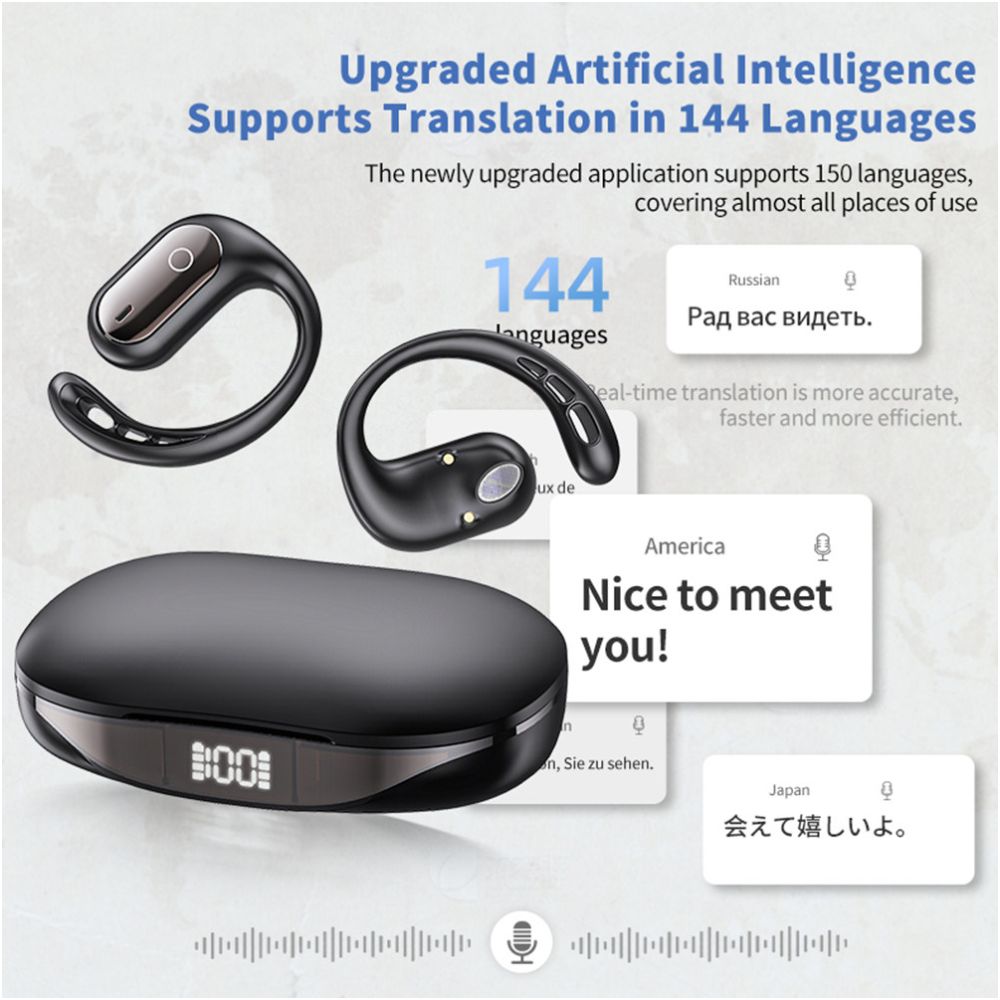 XG22 AI Translator Earbuds Headphones Bluetooth Earphones image 0