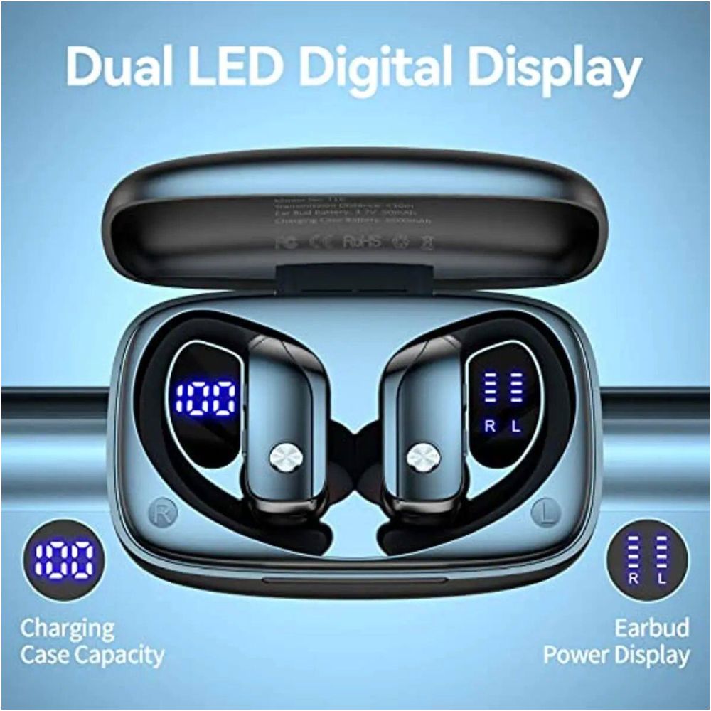 Wireless Earbuds Bluetooth Headphones 48hrs Play Back Sport image 2