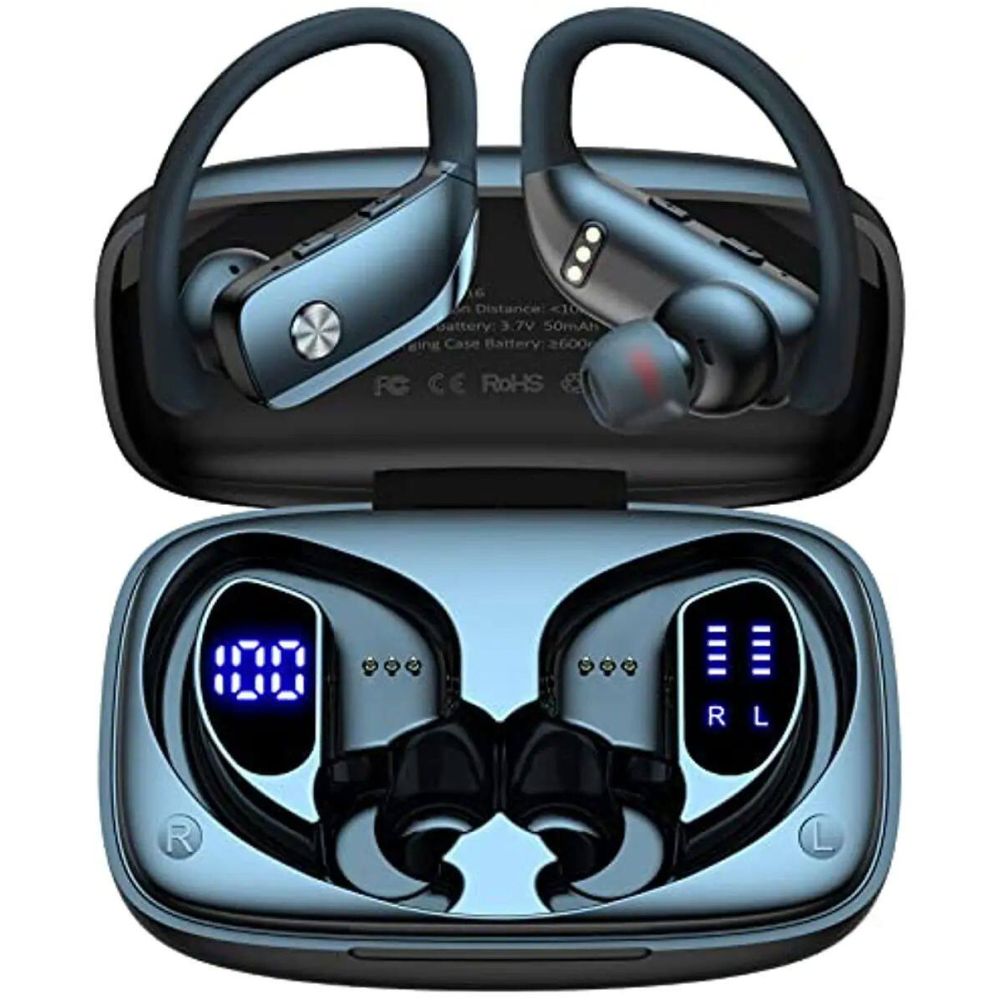 Wireless Earbuds Bluetooth Headphones 48hrs Play Back Sport image 0