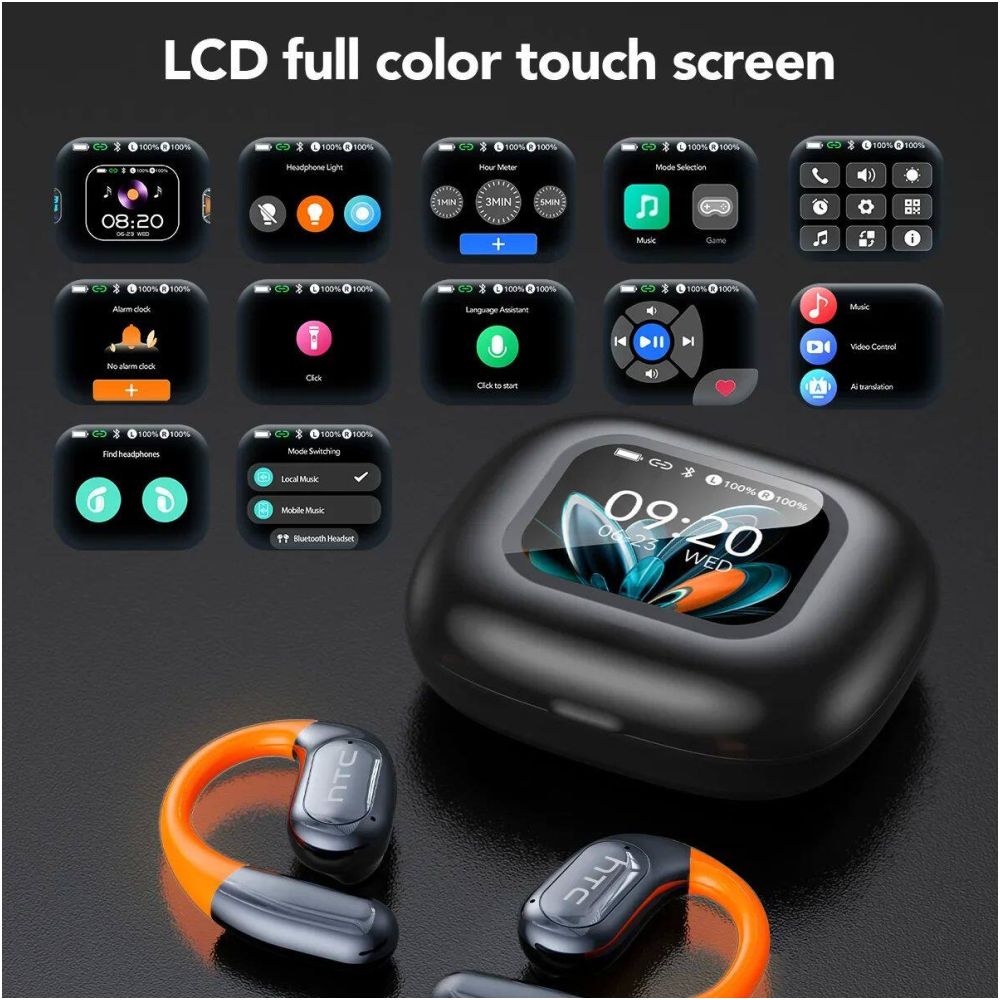 HTC NE27 Wireless Headphones AI Translator Earbuds OWS Sport image 5